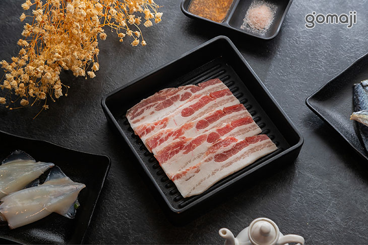 鹽烤厚切豬五花