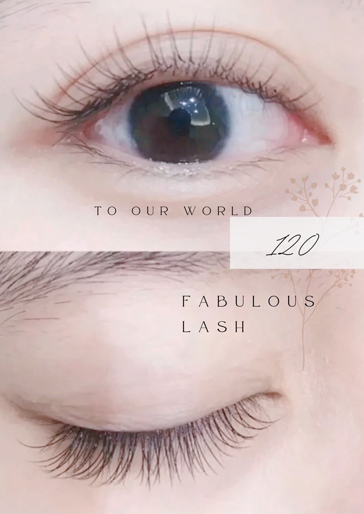 A.自然裸妝根接根120根美睫
