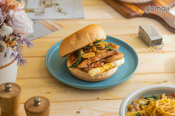 野味豬排堡