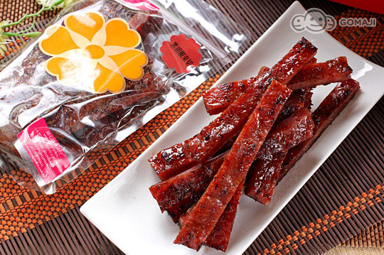 頂級超厚束切肉干12mm：黑胡椒口味