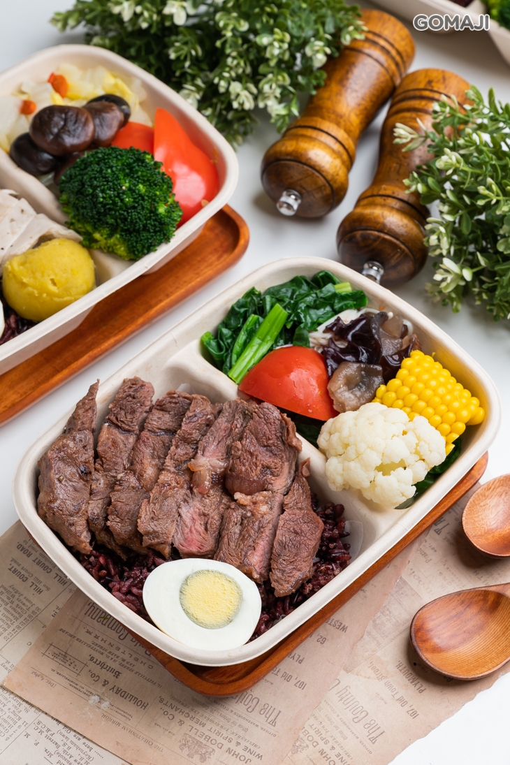 舒肥嫩肩牛排餐盒