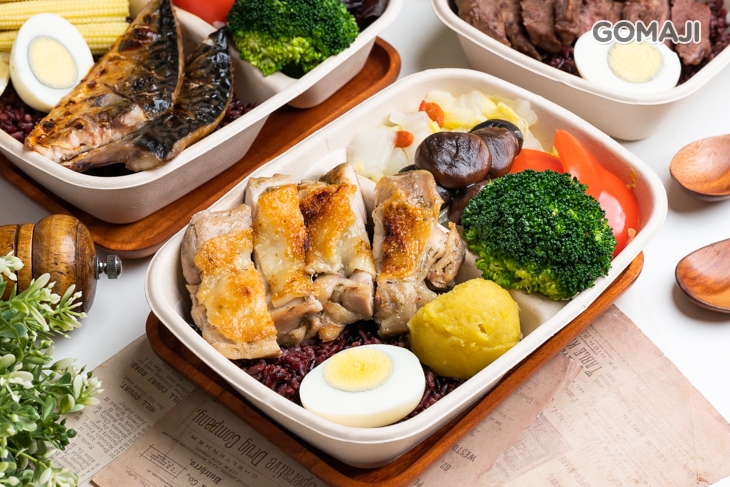 舒肥烤雞腿排餐盒