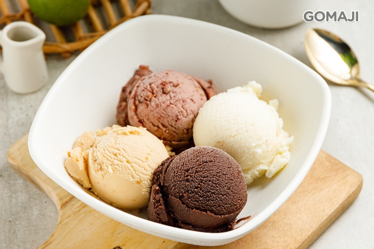 花生+牛奶+黑巧克力+紅豆