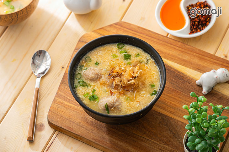 味噌貢丸蛋花湯