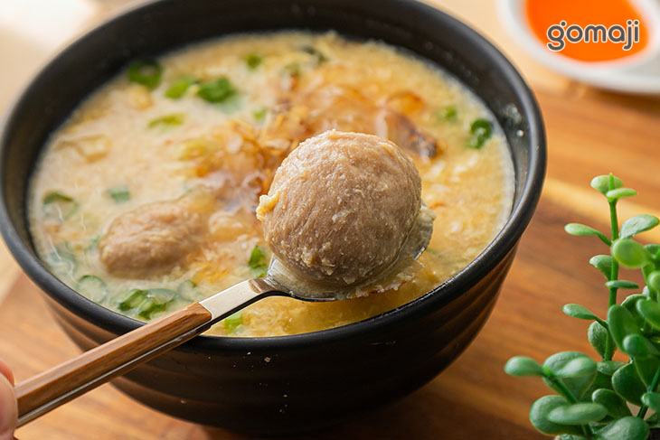 味噌貢丸蛋花湯
