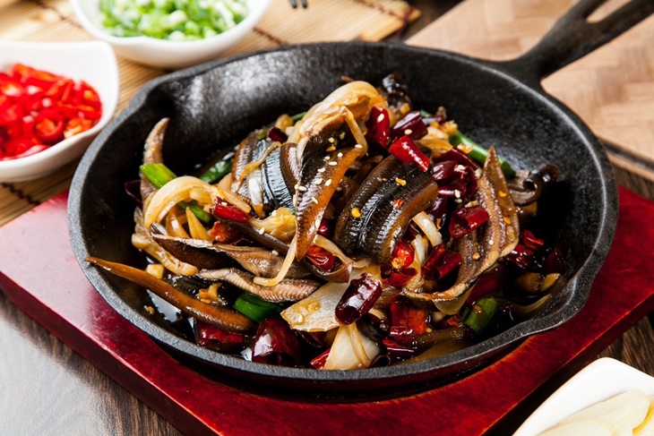 乾炒鱔魚（辣）