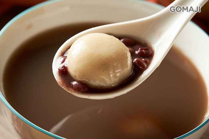 芝麻大湯圓紅豆湯