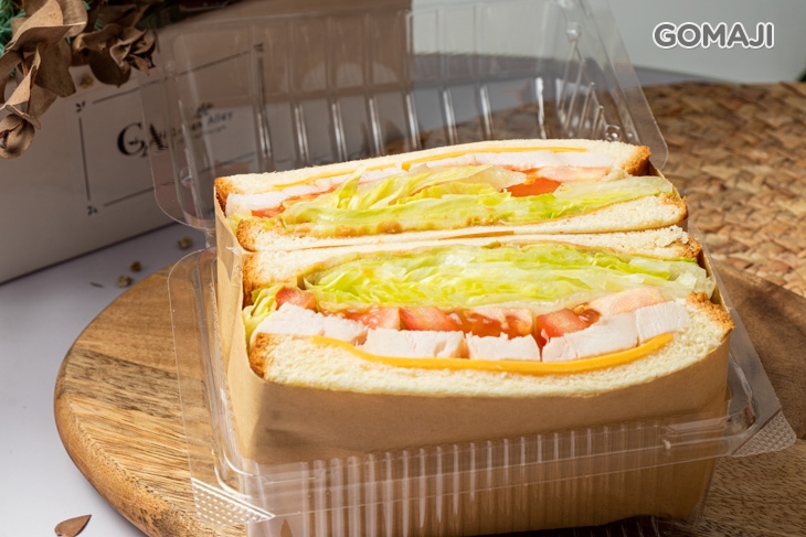 嫩雞舒肥三明治