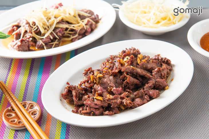 蒜煎黑胡椒牛肉