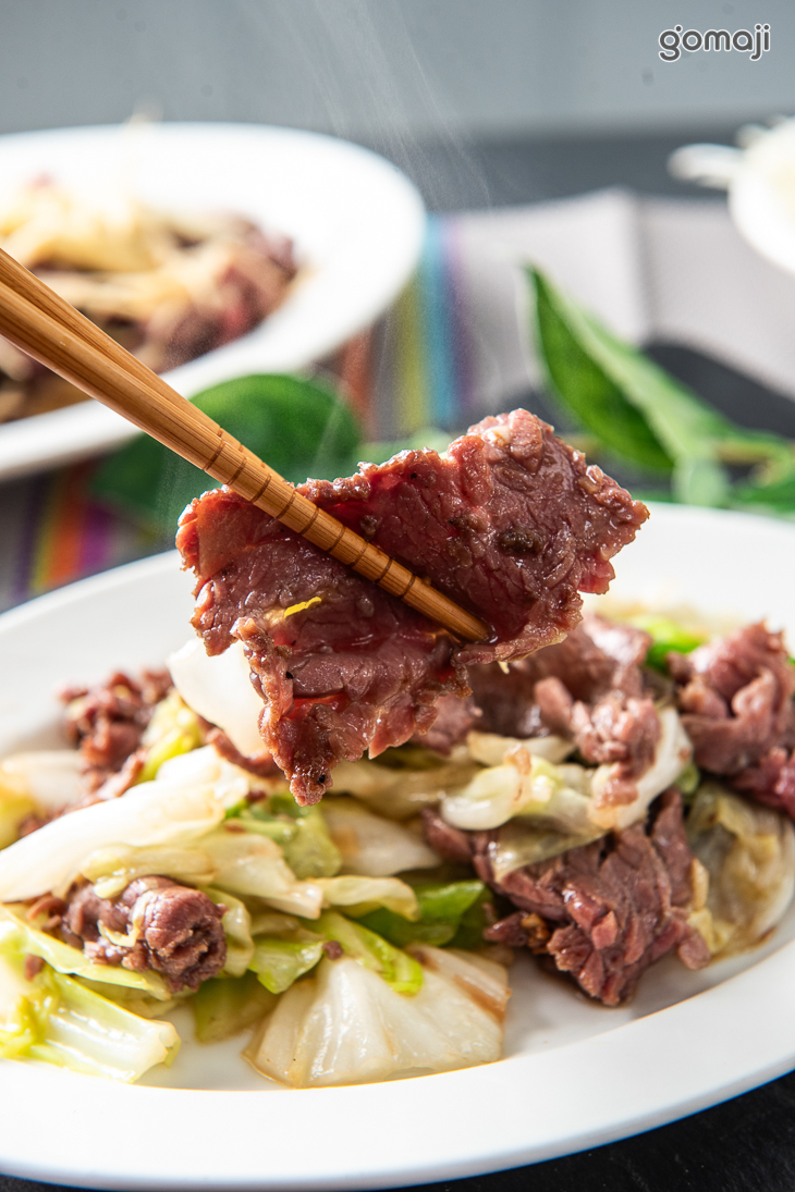 高麗菜炒牛肉