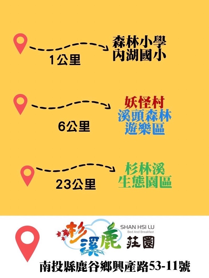 溪頭-杉溪鹿莊園親子民宿