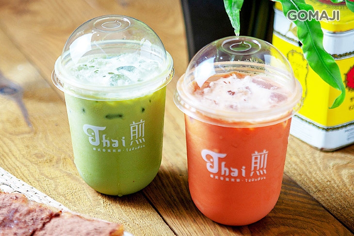 泰式奶綠+泰式奶茶