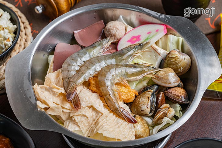 鮮蝦蛤蜊鍋