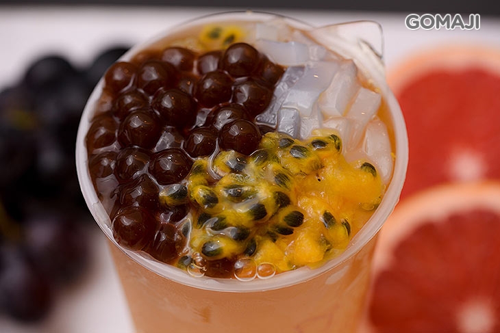 百香雙Ｑ果（波霸＋椰果）