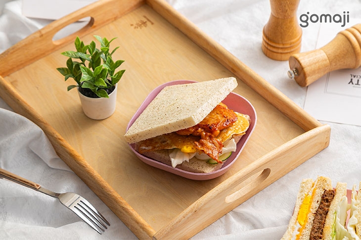 燒烤雞腿排全麥吐司