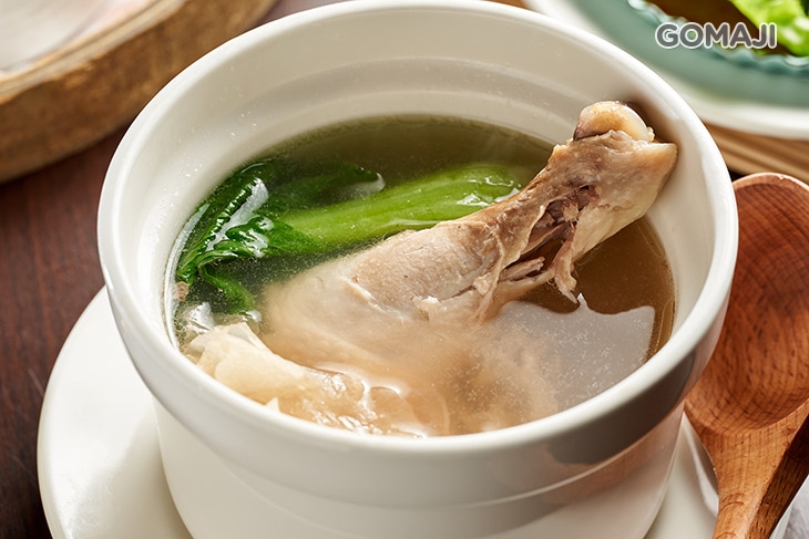 雪耳蘋果雞湯