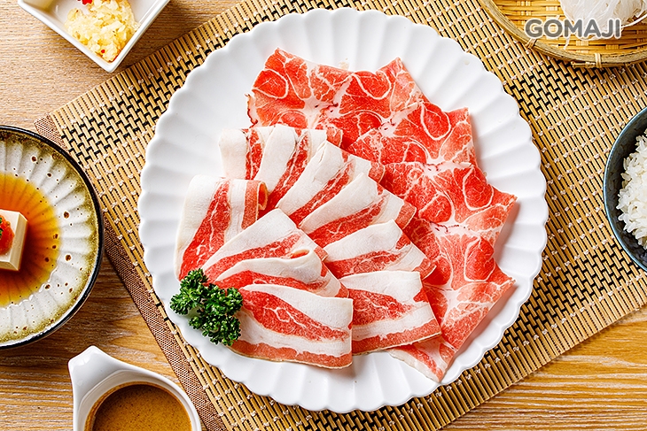 肉肉雙拼(霜降牛五花+盤克夏豬)