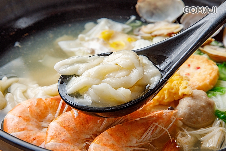 鮮蝦鍋燒麵一份(麵疙瘩)