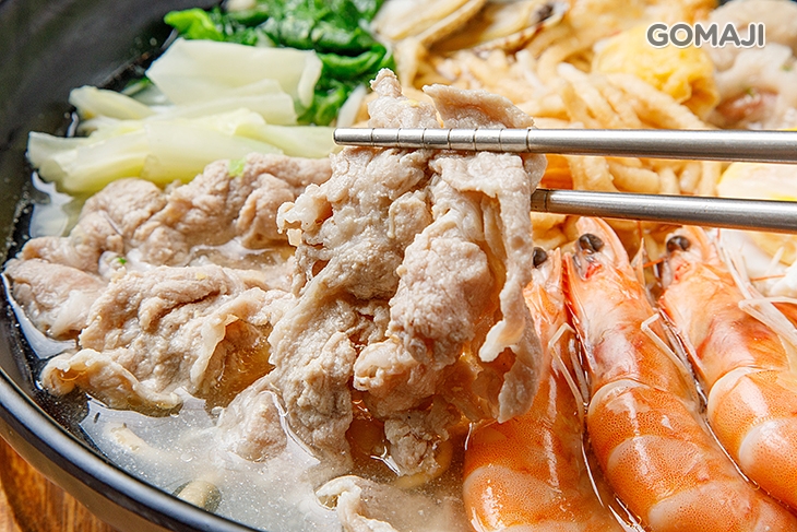 海陸鍋燒麵一份(雞絲麵)