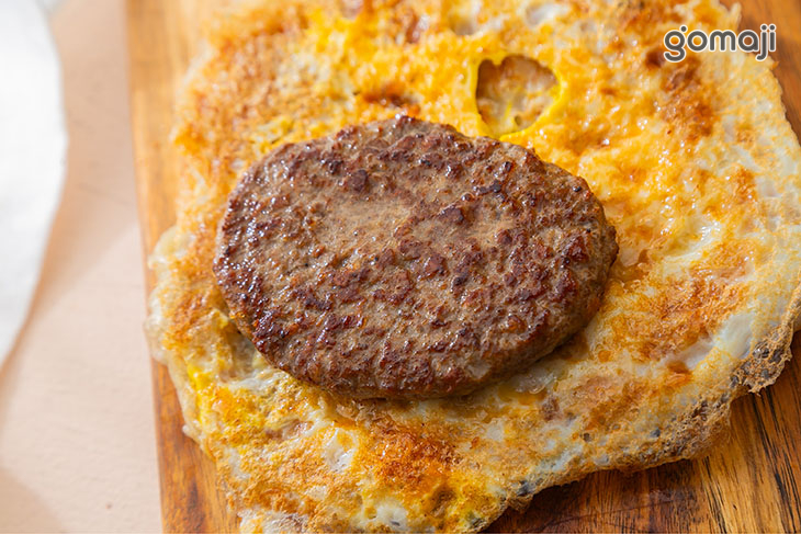 蔥抓餅蛋+厚切牛套餐