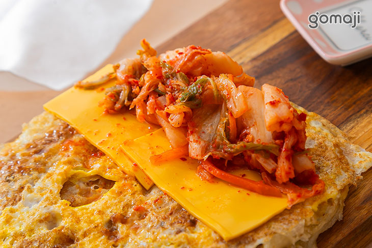 蔥抓餅蛋+泡菜起司套餐