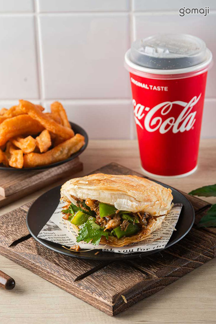 巴蜀麻辣剁剁肉 + 酥炸甜不辣 + 飲品